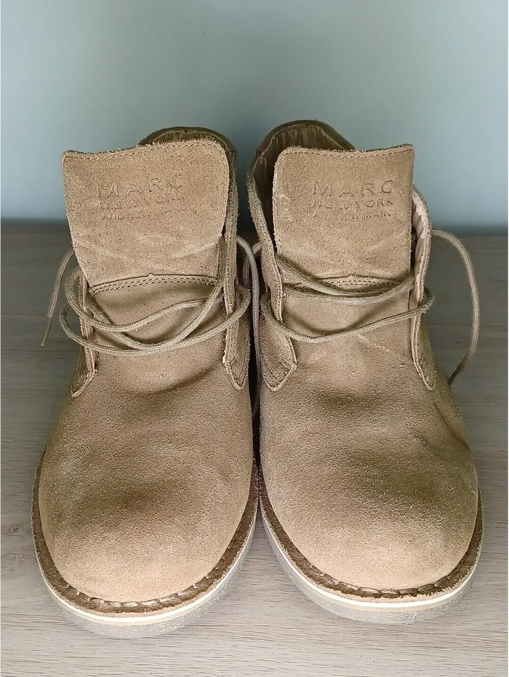 Marc New York Brown Chukka Boots Suede Accent Ankle-High New Without Box Sz 11